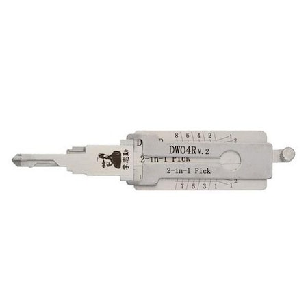 Original Lishi ORIGINAL LISHI: GM 2 In 1 Pick And Decoder DWO4R/DWO5R OLS-DWO4R-AG